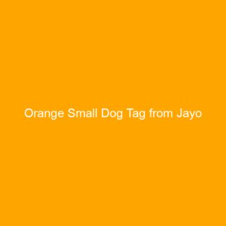 Orange Small Dog Tag from Jayo